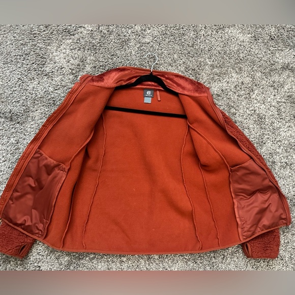 Women’s champion teddy sweater jacket size Medium - Picture 3 of 4